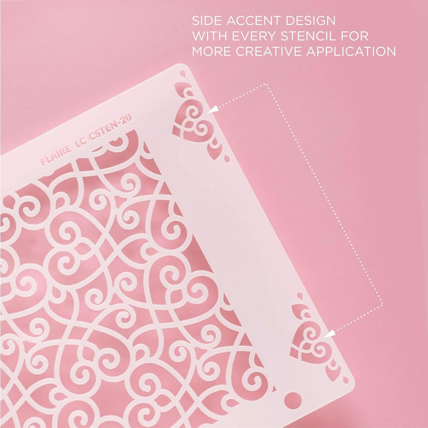 Cookie and Cupcake Stencil (RHOMBA)