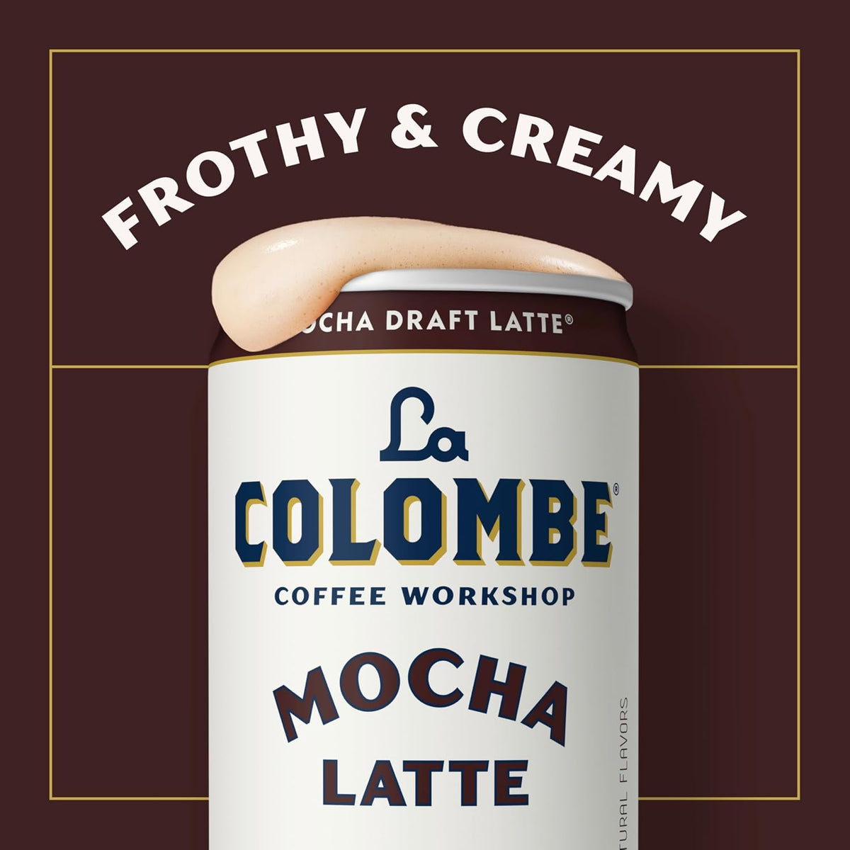 La Colombe Coffee, Mocha Draft Latte, 11 fl oz Cans (Pack of 12), Coffeehouse Quality Cold Brew, Specialty Grade Coffee Beans, Ready-to-Drink On-the-Go