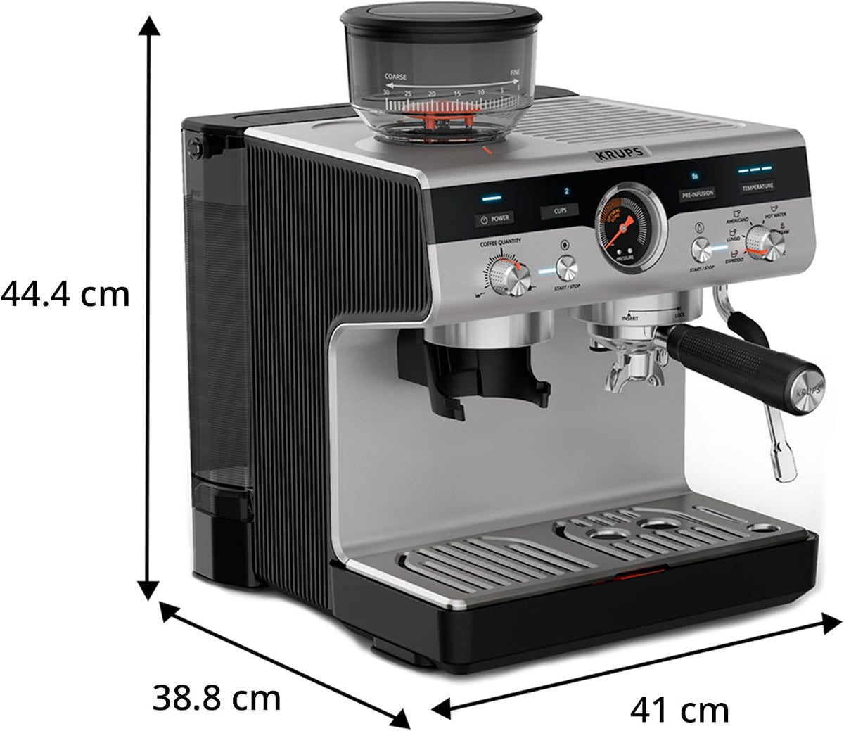 KRUPS Barista Espresso Machine with Built-In Grinder