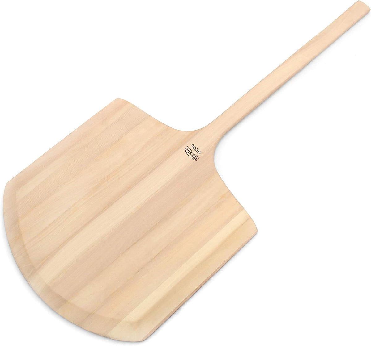 New Star Foodservice 50356 Wooden Pizza Peel, 18" x 18", 42" Overall