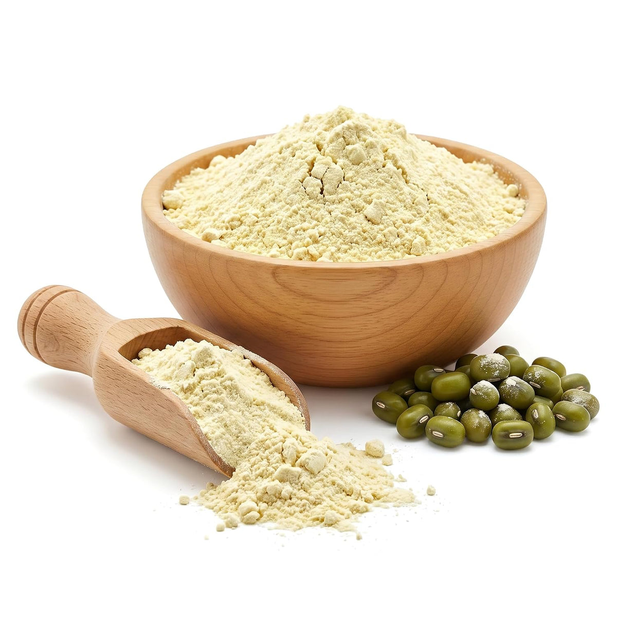NY Spice Shop Moong Bean Flour - 3 Pound Mung Bean Powder - All Natural Finely Mung Milled And Plant Based Ingredient for