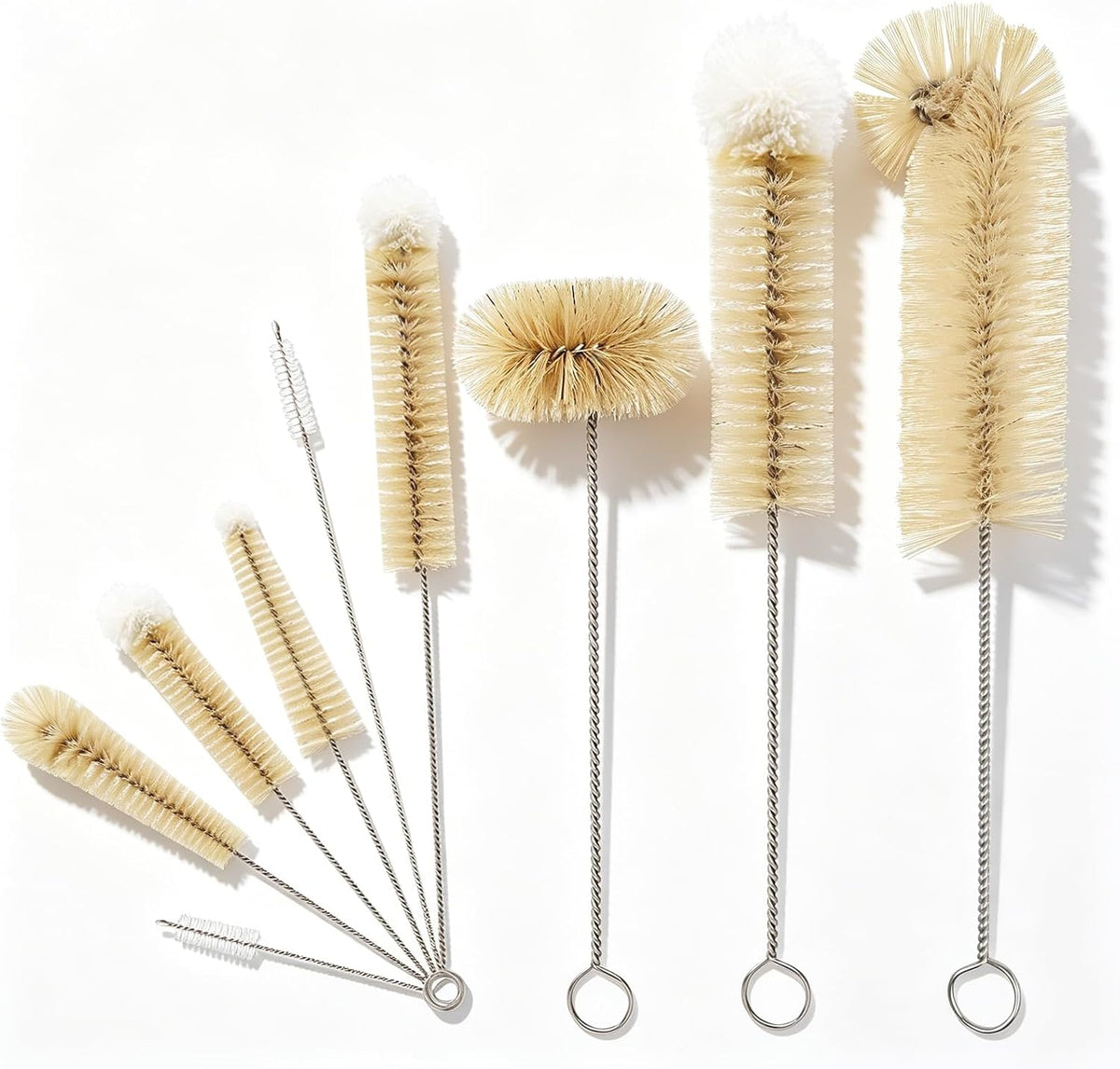 Masthome 9 Pcs Bottle Brush Set,Bendable Flexible Pipe Cleaning Kit