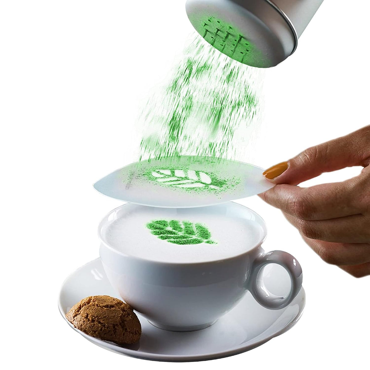 Green BREW GLITTER Edible Glitter For Drinks, Cocktails, Beer, Garnish Glitter &amp; Beverages | KOSHER &amp; HALAL Certified | 100% Edible &amp; Food Grade | Vegan, Gluten, Nut Free (25g, Green)