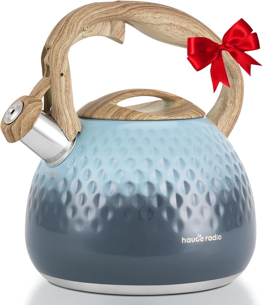 Tea Kettle, Loud Whistle Tea Kettles for Stovetop,Food Grade Stainless Steel Tea kettles for Stove Top with Anti-hot