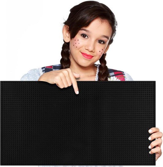 Extra Large (28 inch by 16 inch) Thick Rubber Service Bar Mat for Home Kitchen Counter Mat, Bartender Bar Mat, Dish Drying