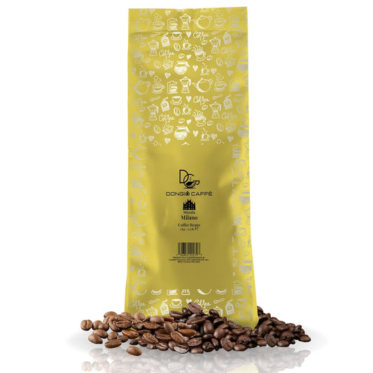 Dongiò Caffè Milano Blend - Whole Bean Coffee, Medium-Light Roast, Premium Coffee Quality, 2.2 Pounds (35.2 Oz - Pack of 1),