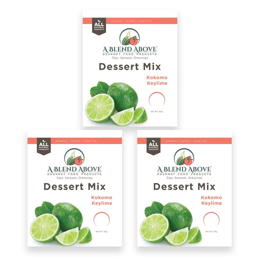 A Blend Above Kokomo Key Lime Pie Mix - No-Bake Desserts, All Natural, Vegan, Gluten Free, No MSG - Instant Dessert Mix,
