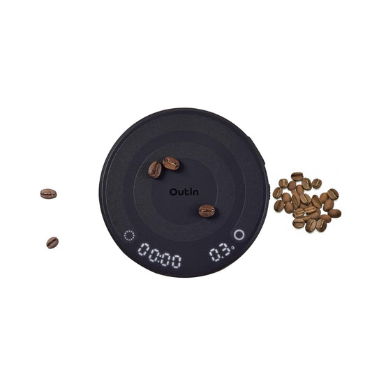 OutIn Claro Portable Coffee Scale, Espresso Scale 2kg/0.1g Accurate Measurement, Pour Over Coffee Scale Multiple Modes,