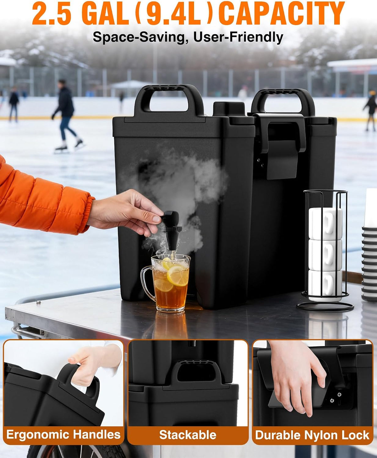 PYY 2.5 Gallon Insulated Beverage Dispenser
