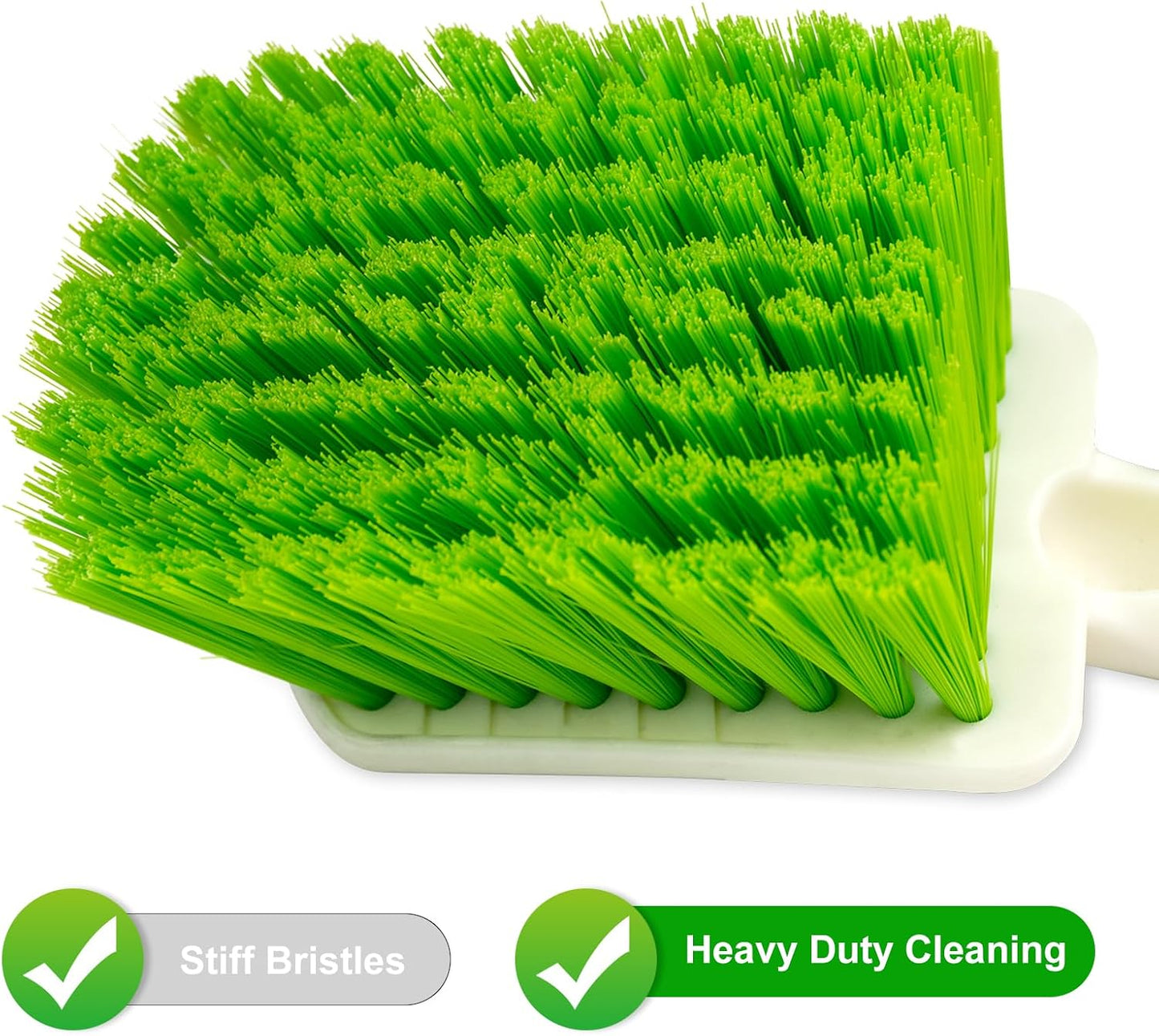 2 Pack Car Wash Brush, Tire Brush for Cleaning Tires, Soft &amp; Stiff Bristle Wheel Cleaner, Car Cleaning Supplies for Wheels, Rims, Carpet, Truck, SUV, Moto, RV, Motorcycle