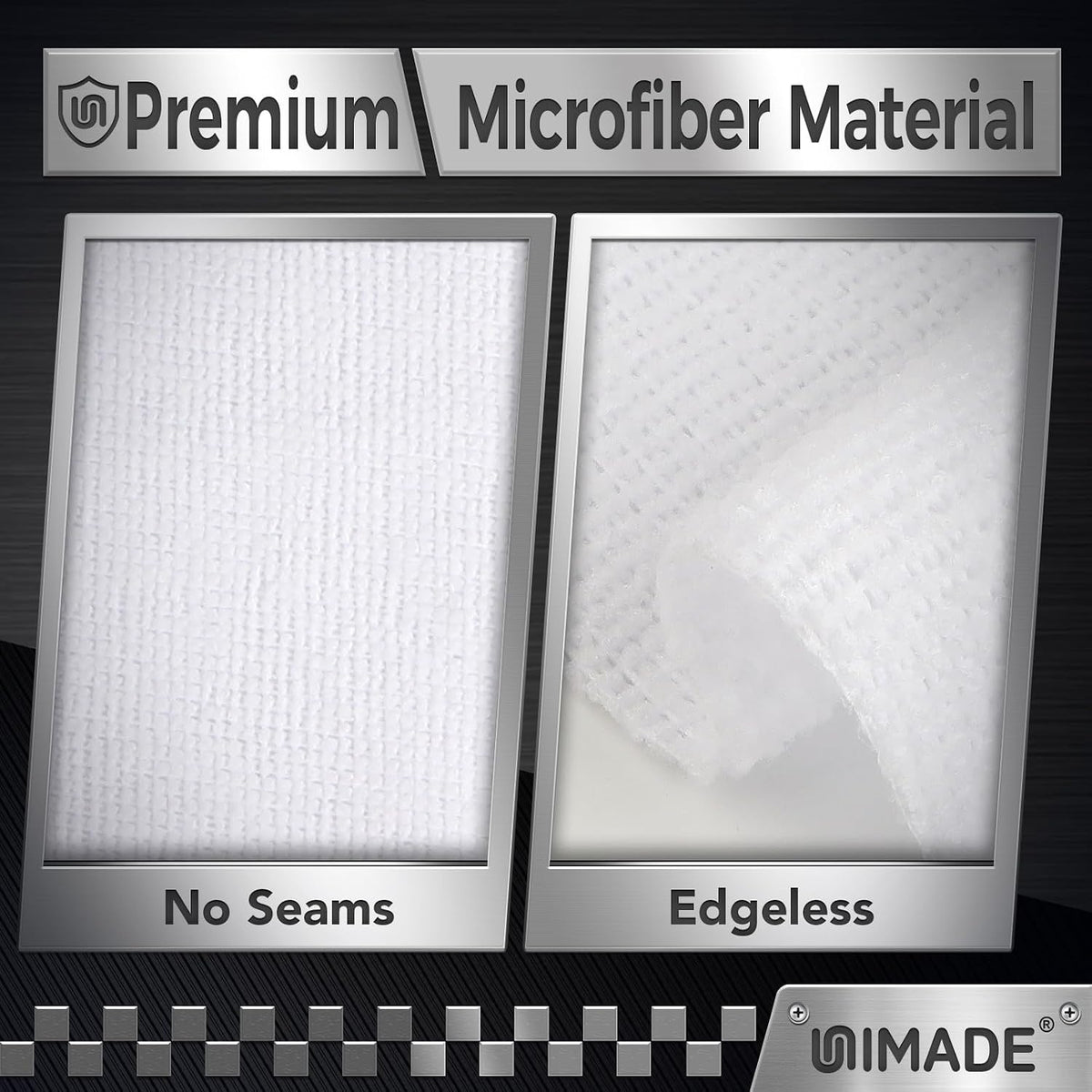 UNIMADE Shop Towel Rag, 200 Pack Reusable Microfiber Cleaning Cloth