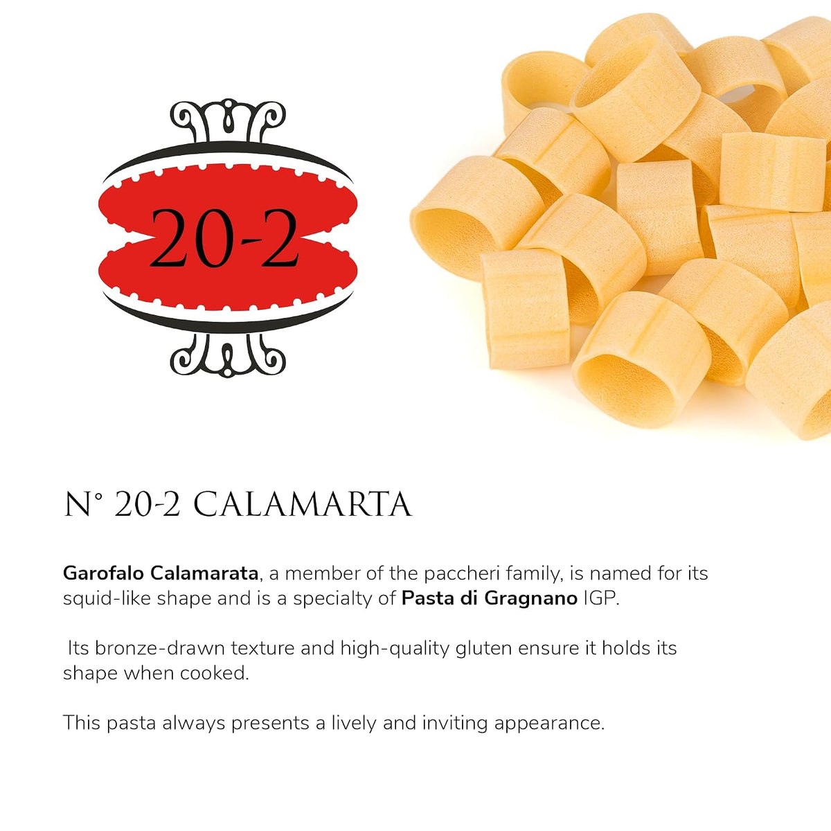 Garofalo - Premium Durum Wheat Semolina Calamarata Pasta