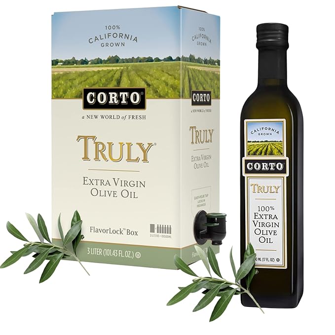 Corto TRULY® | Starter Bundle |100% Extra Virgin Olive Oil | Floral Notes | Cold Extracted in State-of-the-Art Mill | Straight from Official Corto Olive Groves & Oil Producer