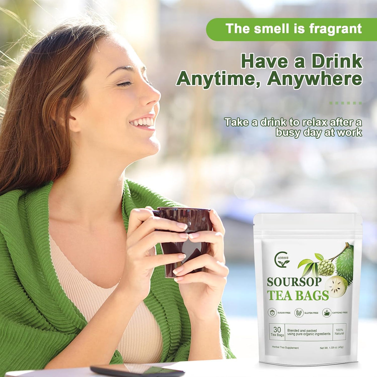 Organic Soursop Leaf Tea Bags