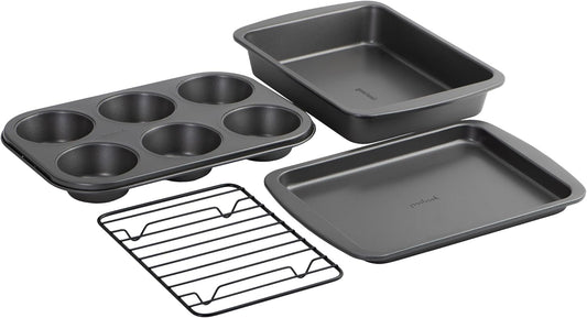 GoodCook 4-Piece Nonstick Steel Toaster Oven Set with Sheet Pan