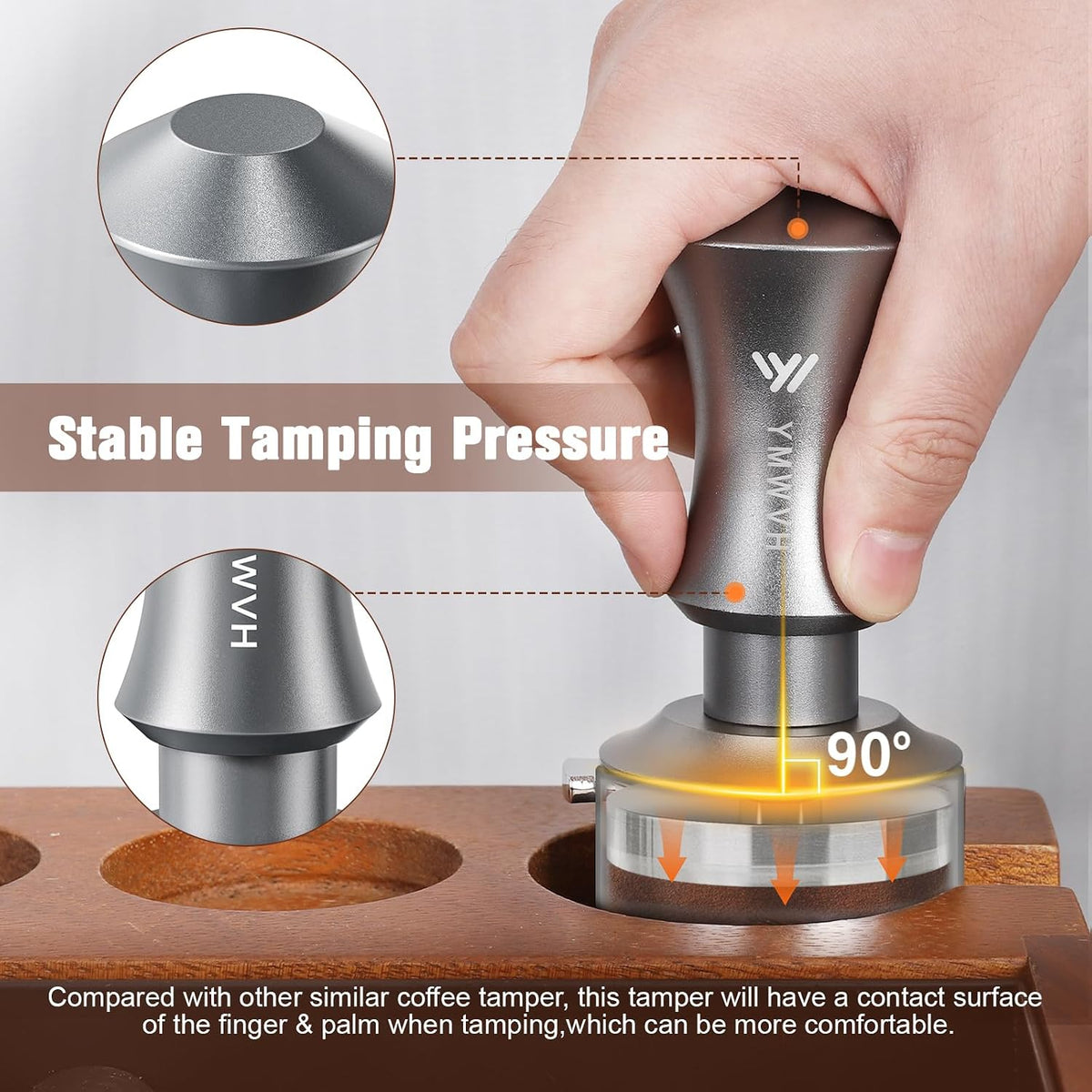 Espresso Tamper 58.3mm Barista Coffee Tamper