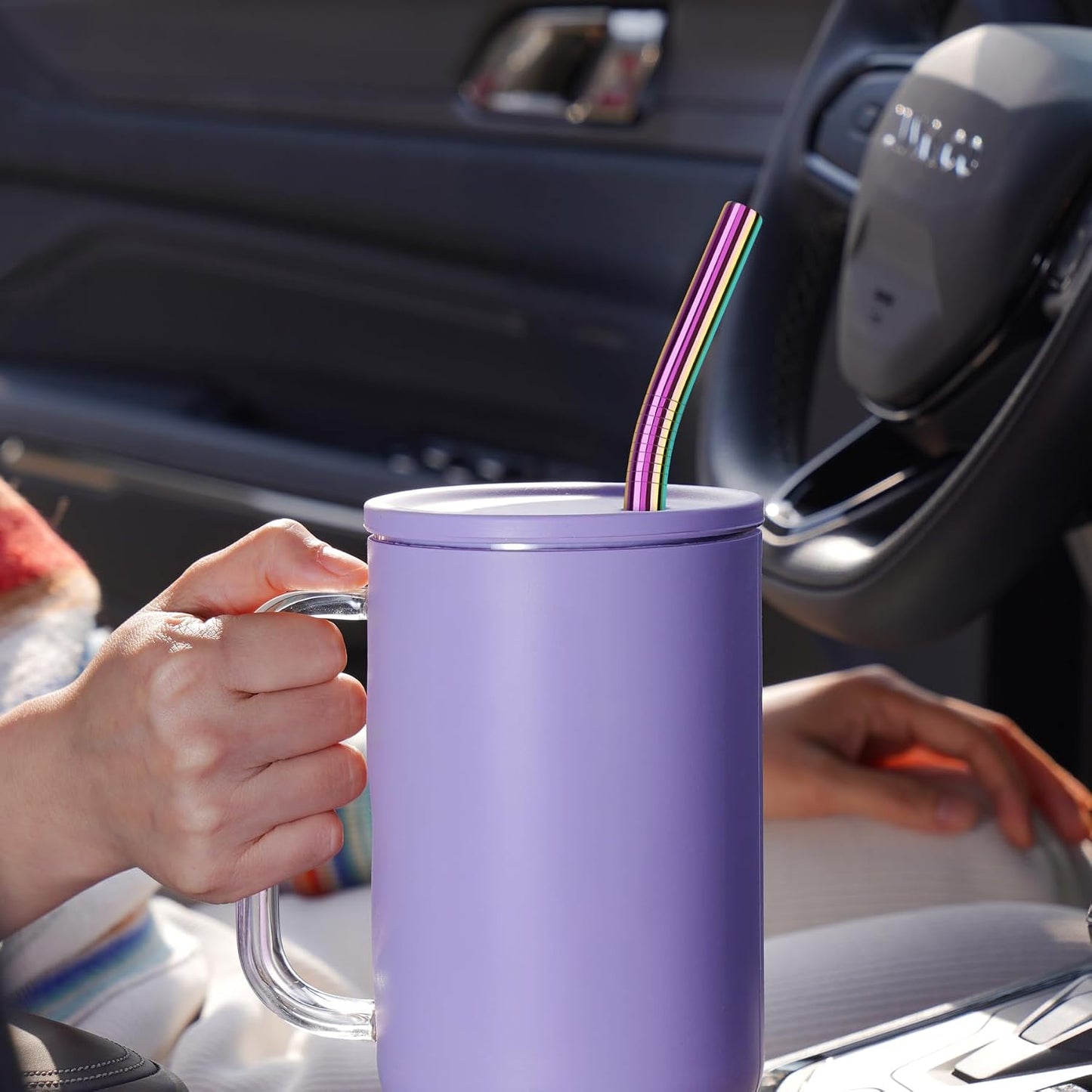 Tomorotec 14PCS Stainless Steel Straws Fit for 30oz Stanley Tumblers