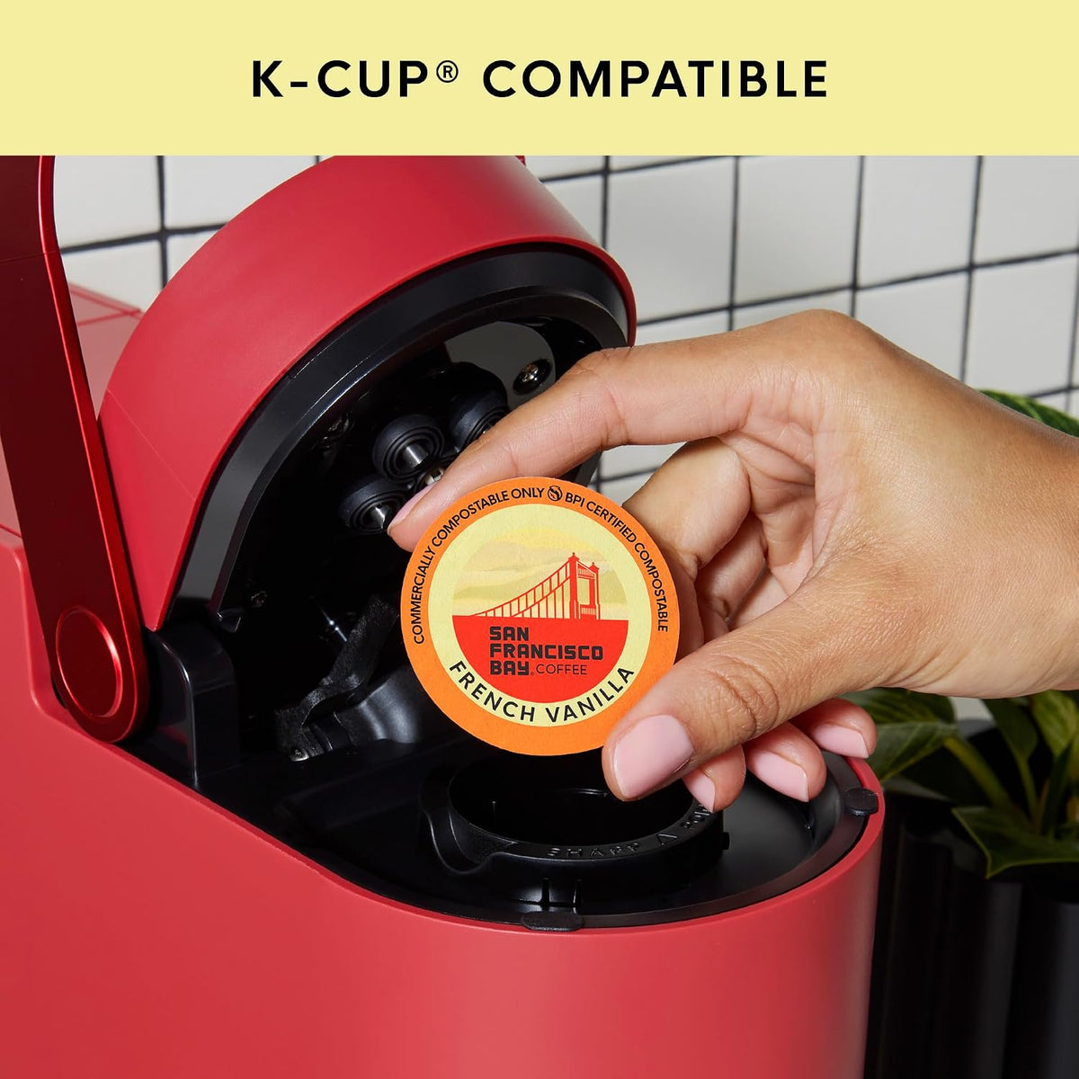 San Francisco Bay French Vanilla K-Cup Compatible Coffee Pods, 80 ct