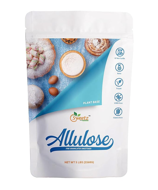 Allulose All Purpose Sweetener; Total Servings 567; Zero Calorie Sweetener, Sugar-Free Substitute for Baking, Smoothies,