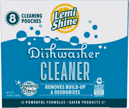 Lemi Shine Natural Dishwasher Cleaner Powered By Citric Acid | 100% Guaranteed Hard Water Cleaning Powder | Eco-Friendly