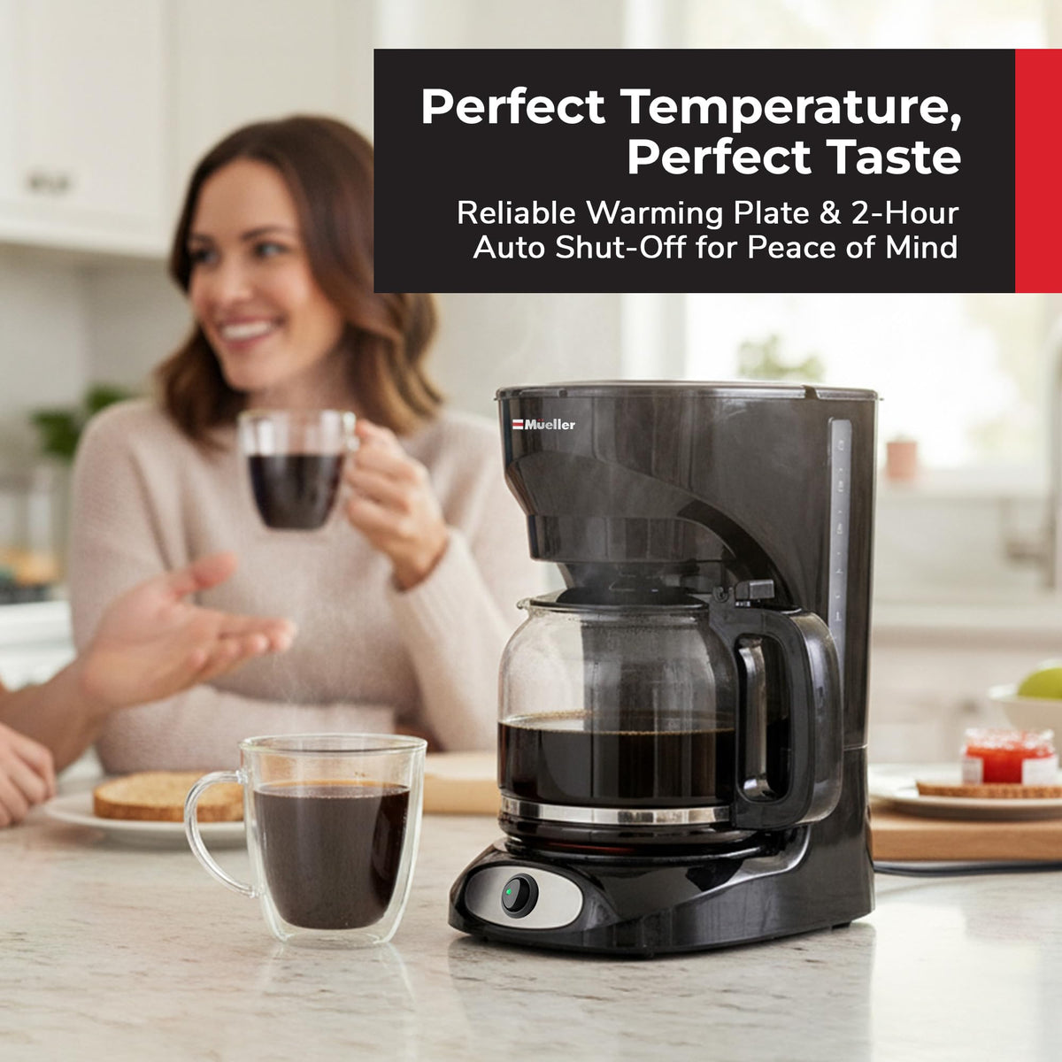 MÜELLERHOME Mueller 12-Cup Drip Coffee Maker