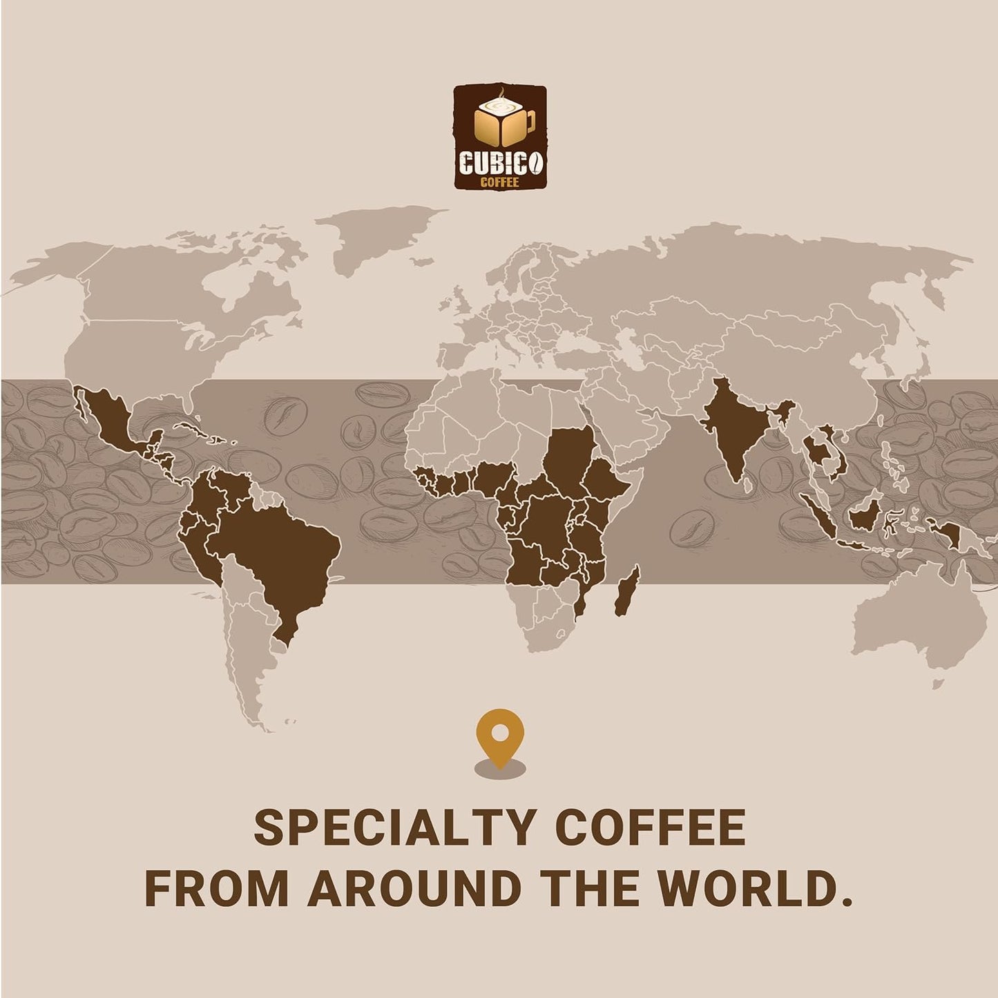 Costa Rican Coffee, Single Serve Coffee Pods, Premium Costa Rica Tarrazu Single Origin Fresh Roasted Coffee | K-Cup Compatible Brewers | Cubico Coffee | 10 Count