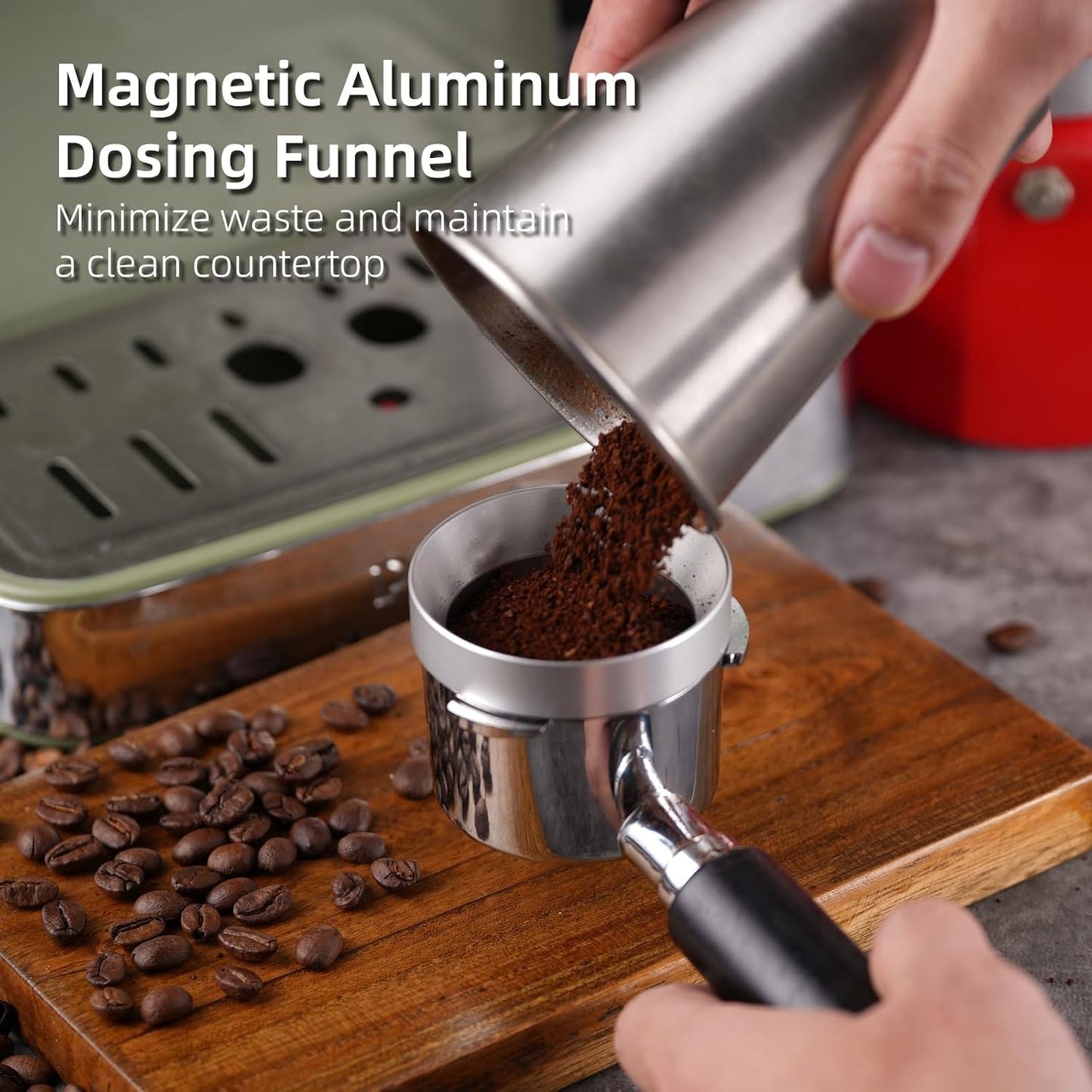 53.5mm Espresso Accessories Kit with Tamper, WDT Tool and Funnel