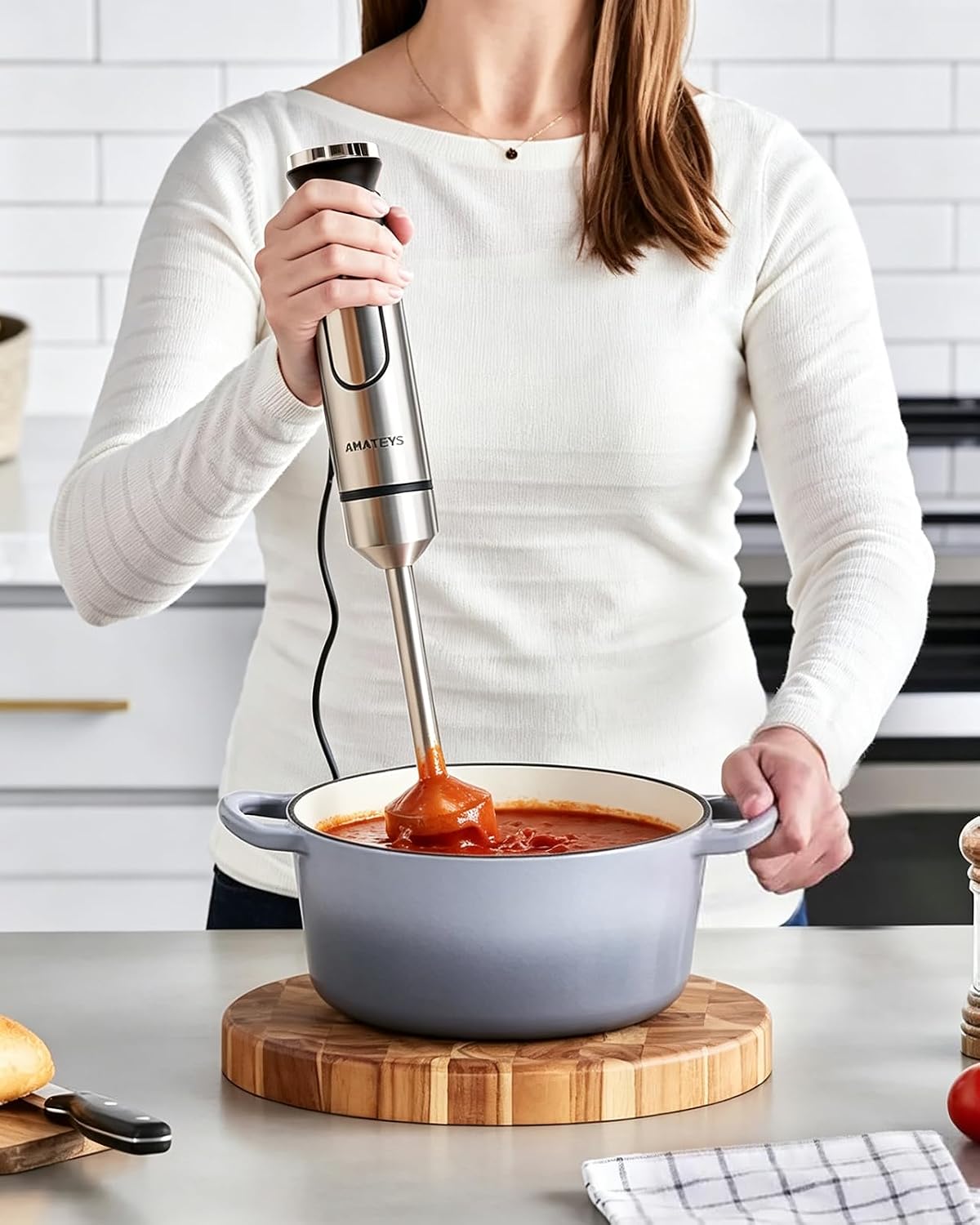 Amateys Immersion Hand Blender