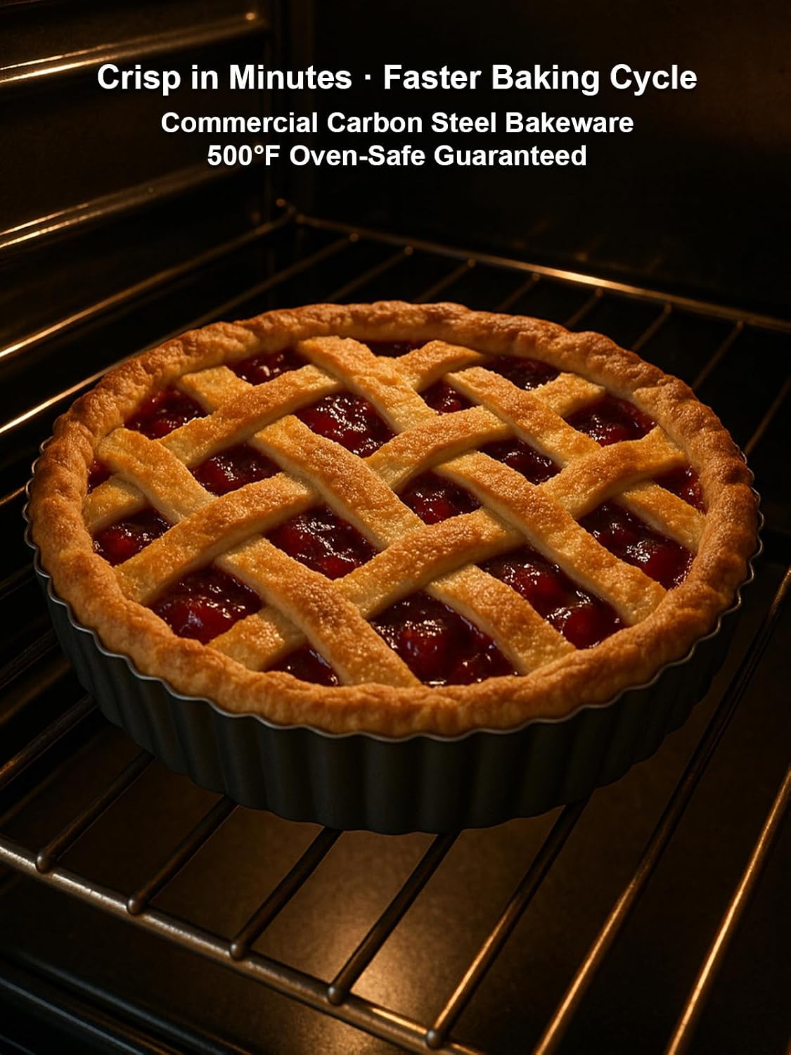 9.5*2.2 Inch Deep Tart Pan w/ Pie Cake Server. Removable Bottom
