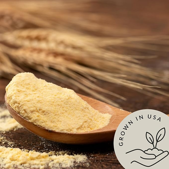 Be Still Farms Kamut Flour Organic Bulk - Bread Flour for Baking (4.8 lb) Khorasan - Organic Whole Wheat Flour Unbleached - High in Fiber | USA Grown | USDA Certified | Vegan | Non-GMO