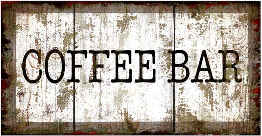 Original Vintage Design, Coffee Tin Metal Wall Art Print Poster, Thick Tinplate Wall Decoration Signs for Coffee