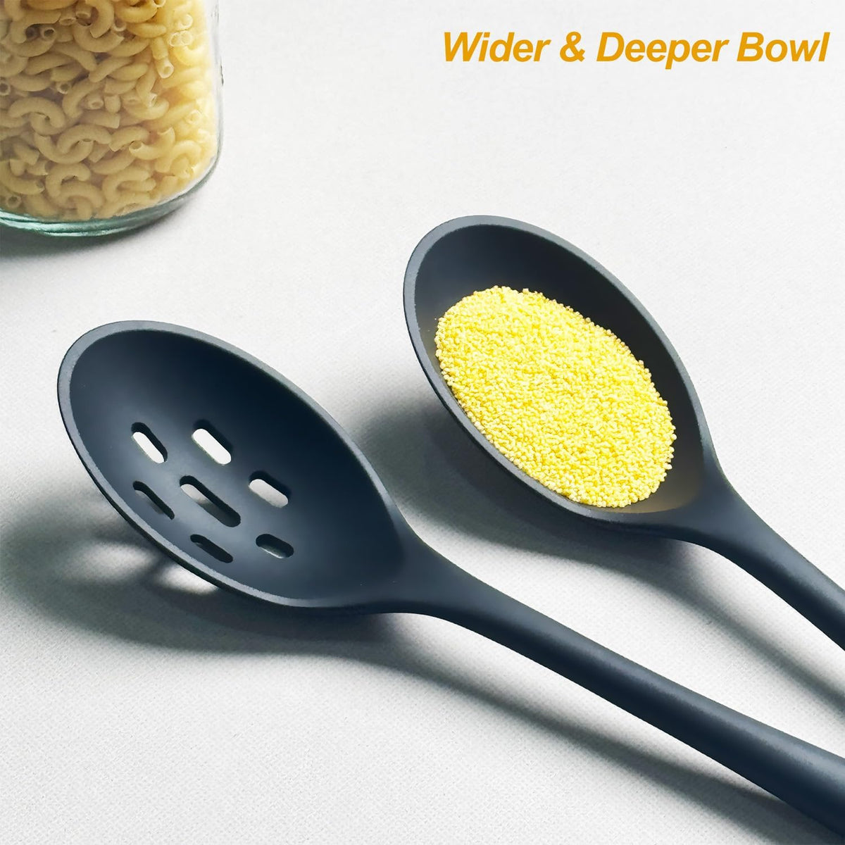 Silicone Cooking Utensils Set, Heat Resistant &amp; Non Stiick, 5Pack