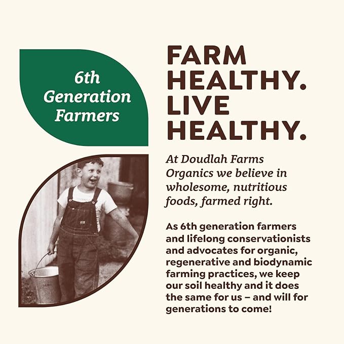 Organic Buckwheat Flour 1.5 lb - Non-GMO, USDA Organic, Gluten Free, Vegan - For Baking Bread, Pancakes, and More! Grown In USA, Farmed From Regenerative Soil by Doudlah Farms