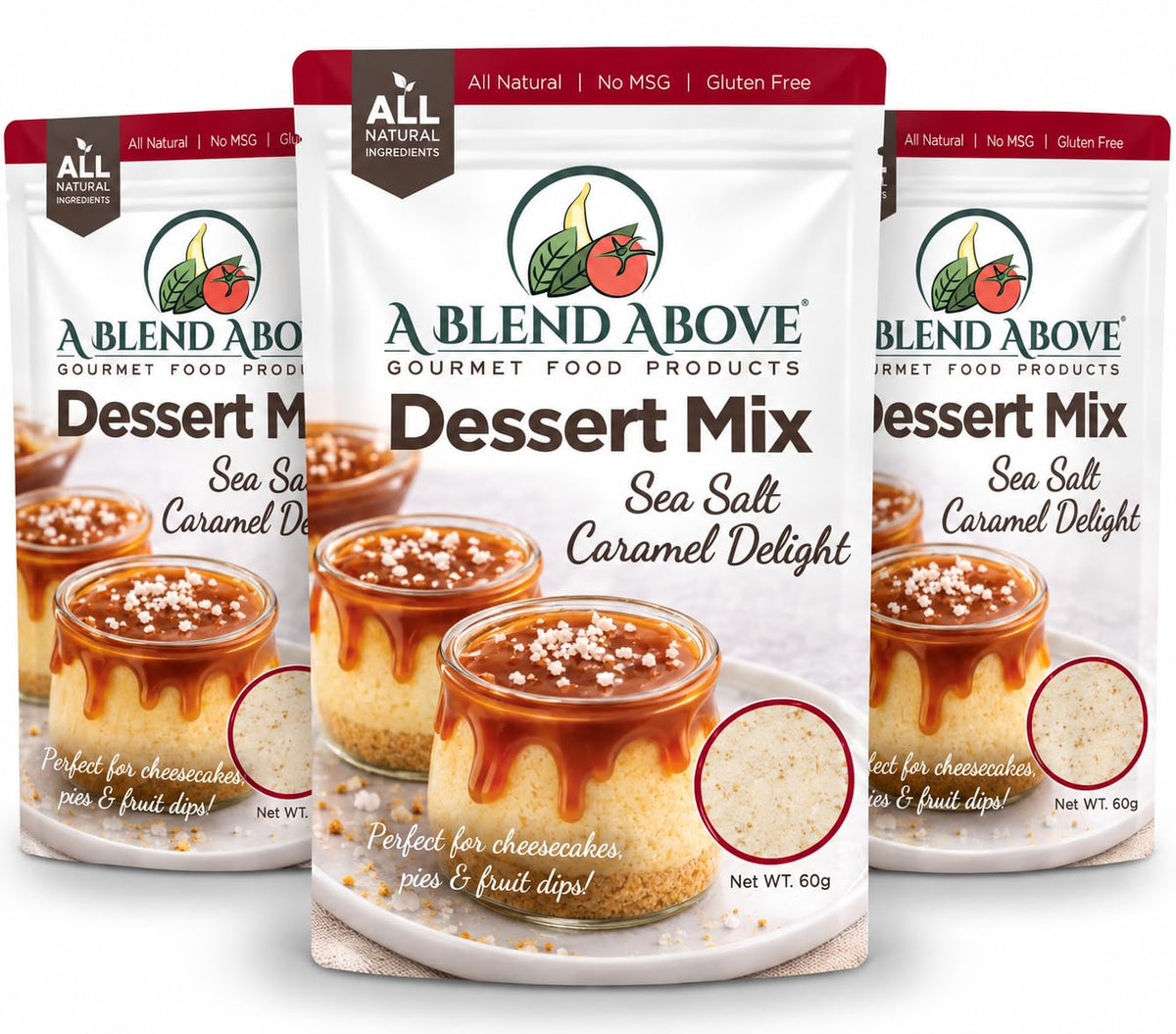 A Blend Above Sea Salt Caramel No-Bake Desserts Mix - All Natural