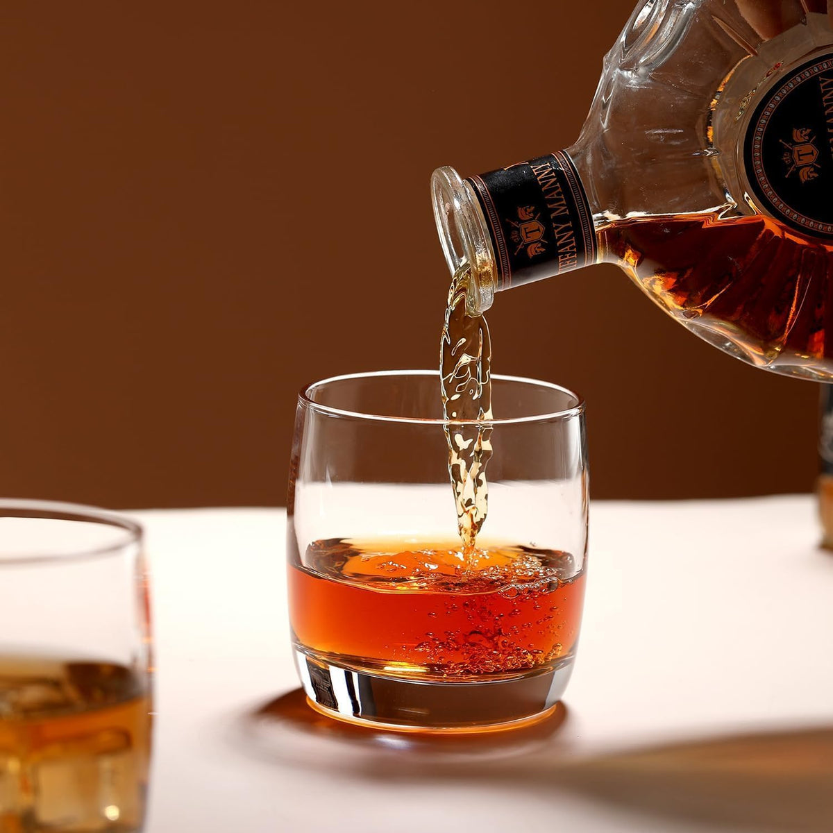 Wlasss Whiskey Glasses Set of 6, 12.5 oz Crystal Rocks Glasses | Premium Crystal Glass, Ideal for Whiskey,Scotch,Bourbon,Cocktail, Dishwasher Safe Lowball Glass, Gift for Men