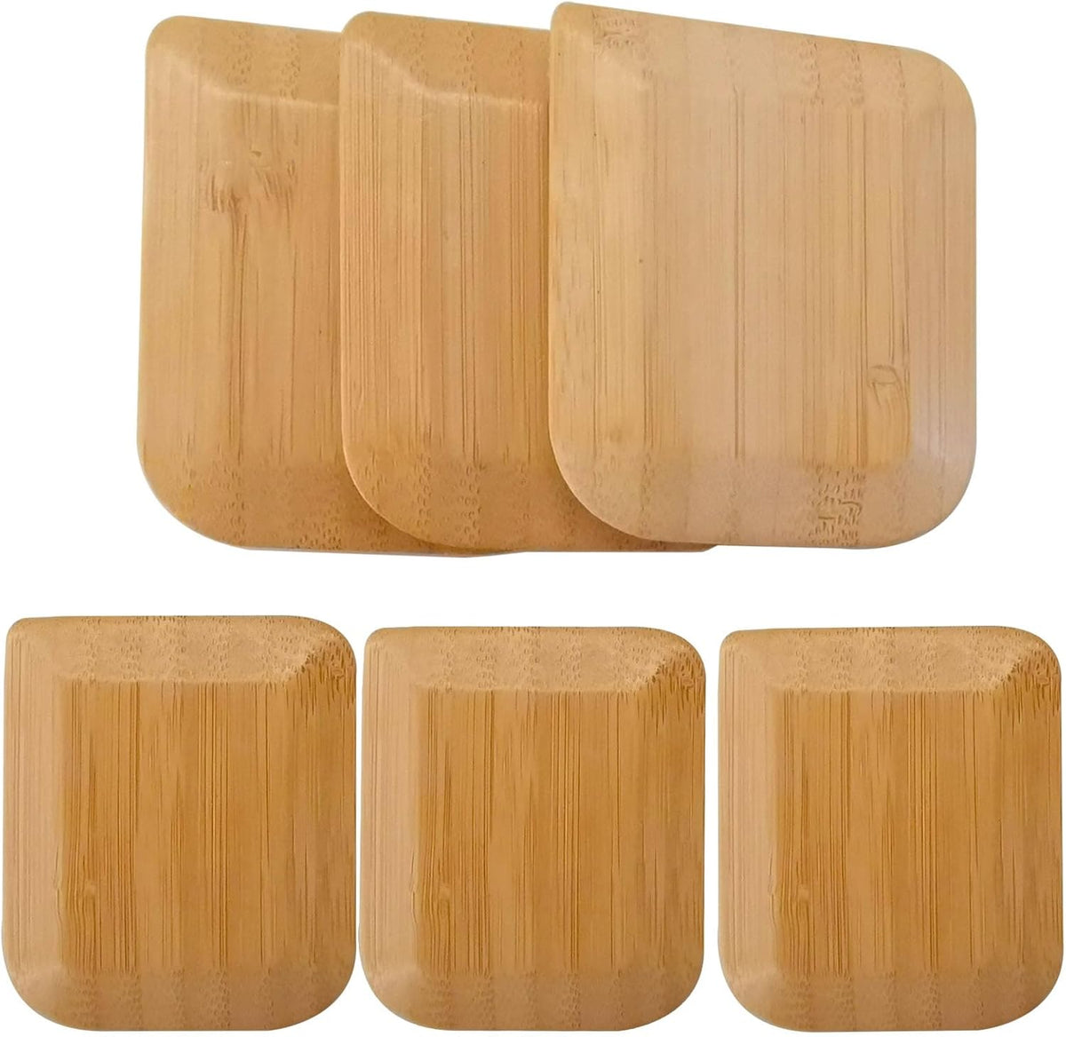 Bamboo Pan &amp; Pot Scraper Tool,6 Pcs Dish Scraper for Kitchen,