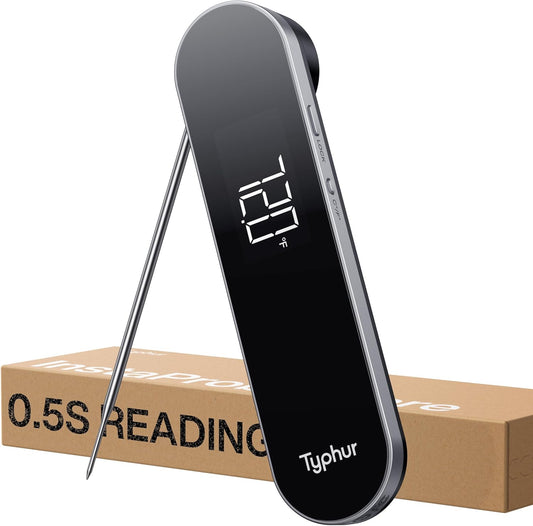 InstaProbe Core 0.5 Sec Instant Read Meat Thermometer Digital with Readable Display in Sunlight for Cooking, Professional