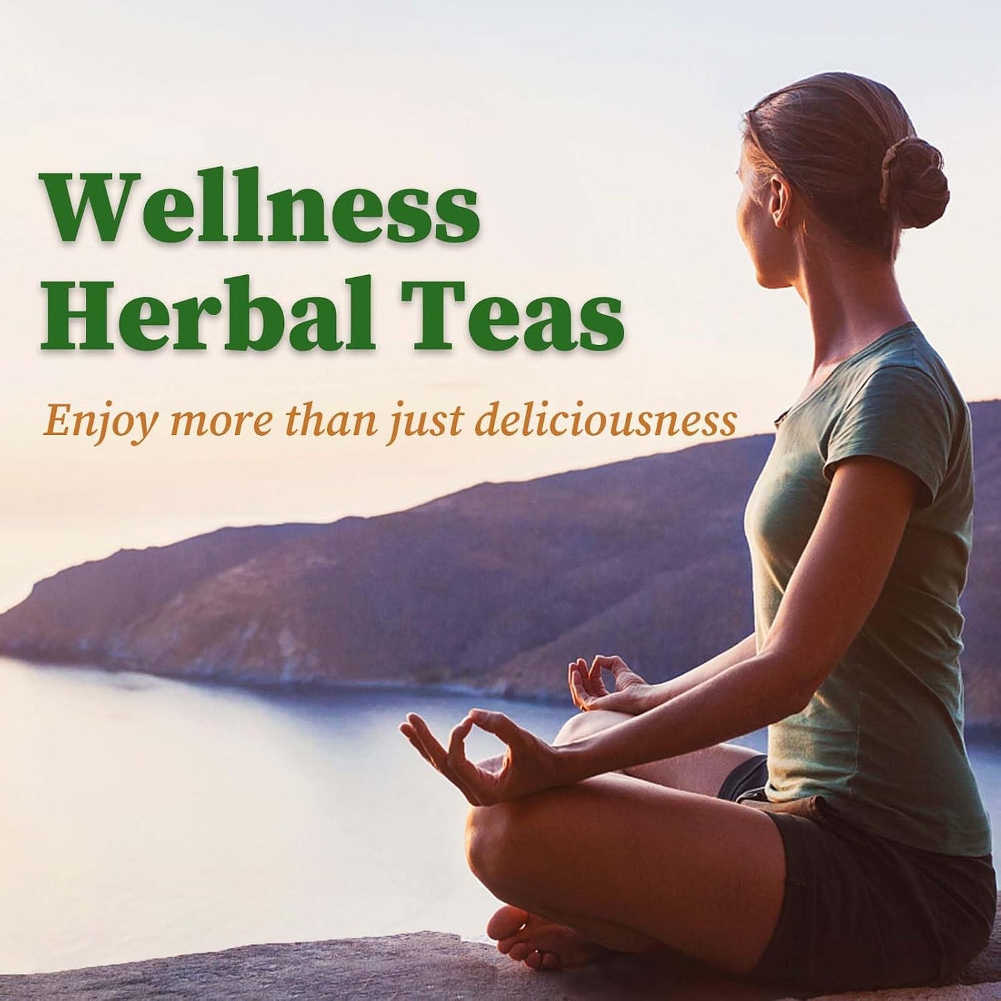 FullChea - Holy Basil Tea Bags, 40 Count, Dried Holy Basil Leaves | 100% pure tulsi holy basil tea, rich in plant antioxidants, Non-GMO caffeine-free, easy to brew hot or iced daily