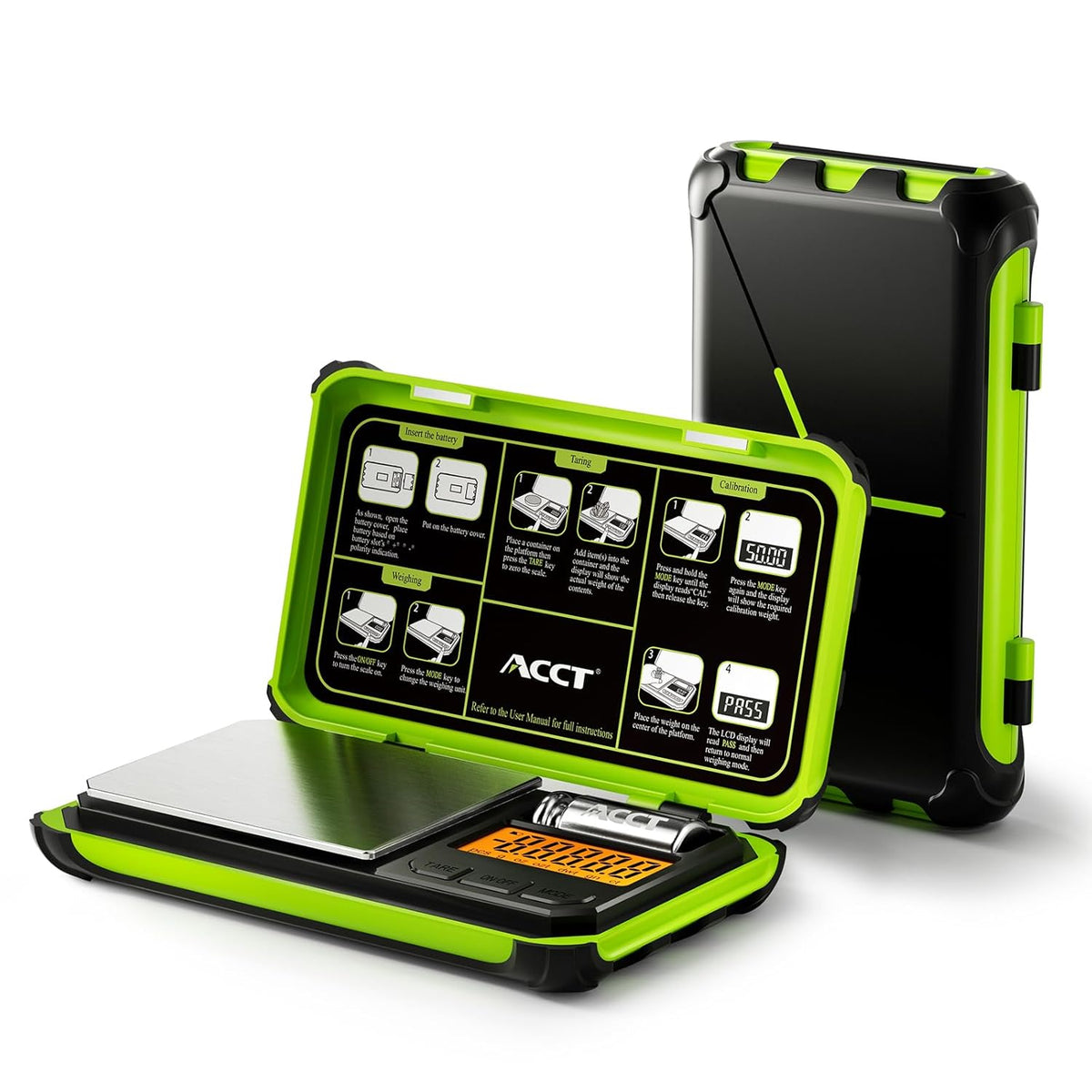 Precision Pocket Scale, 200gx0.01g Jewelry gram Scale, Digital Food Scale with LCD Display, one-Click Conversion 6 Units, Mini Scale for Weed/Kitchen/Powder/herb/Coins(Battery Included)