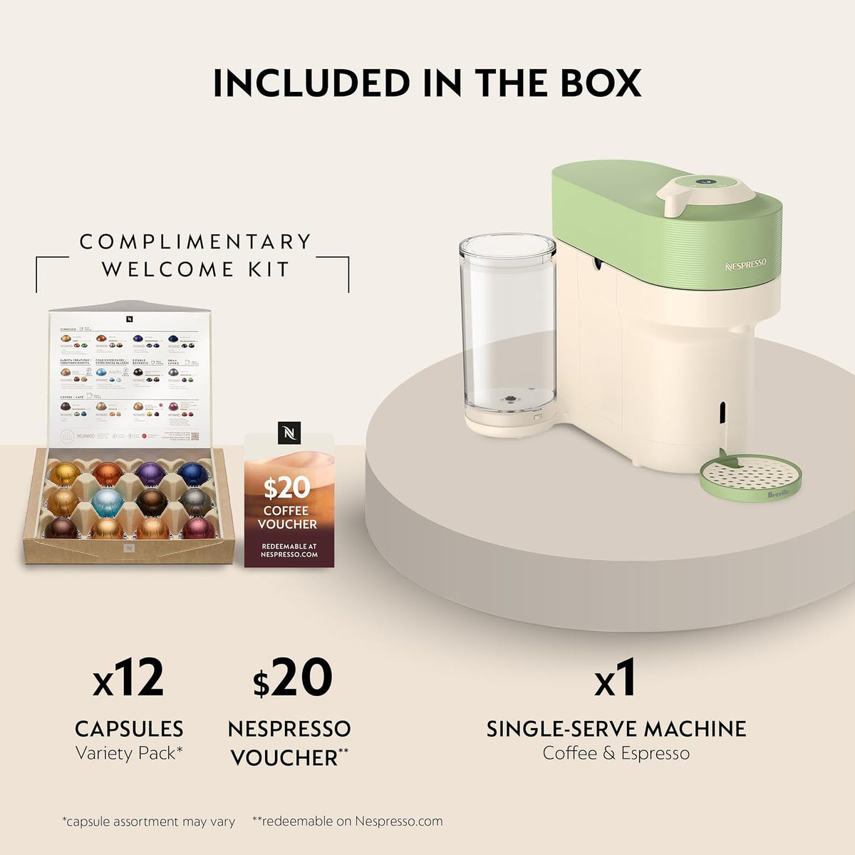 Nespresso Limited-Edition Vertuo Pop+ Coffee & Espresso Maker by Breville