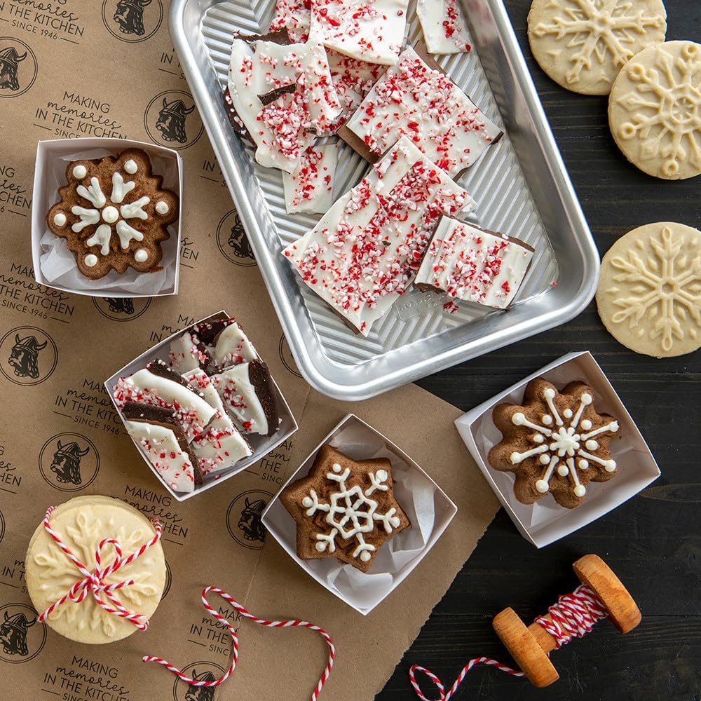 Nordic Ware Snowflake Cookie Stamps (Set of 3)
