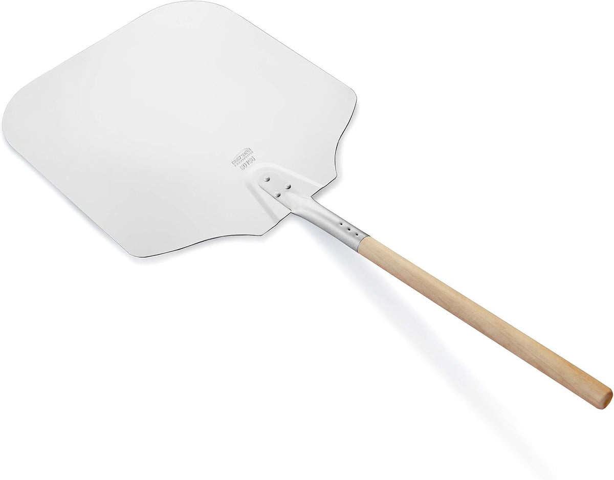 New Star Foodservice 50196 Aluminum Pizza Peel, 16 x 18 inch Blade