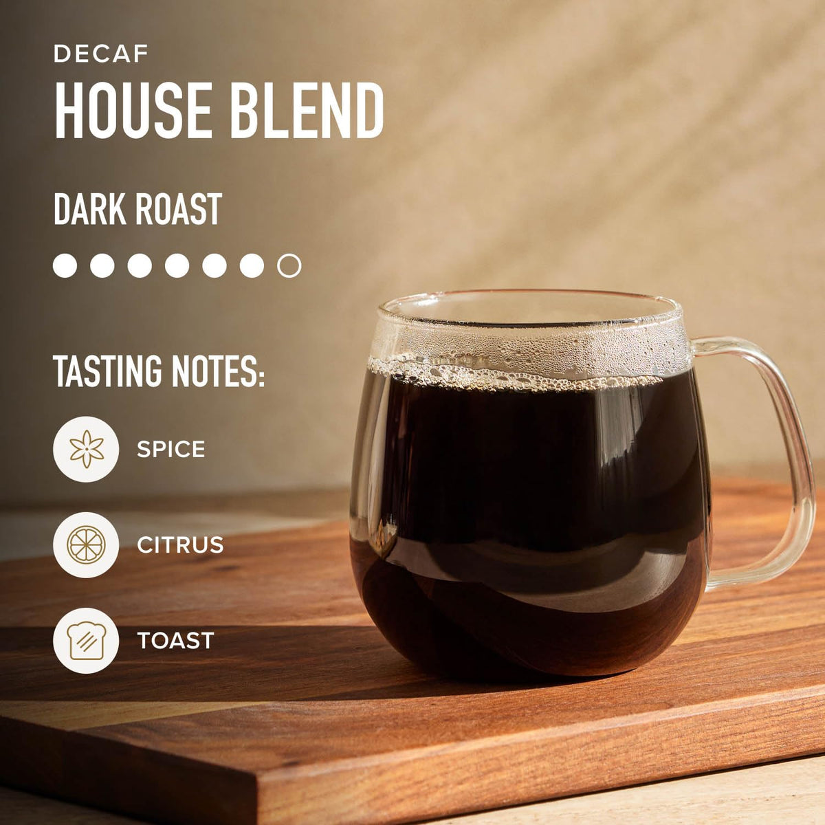 Peet's Coffee Coffee Pods, Dark Roast, Decaf House Blend, 60 K Cups