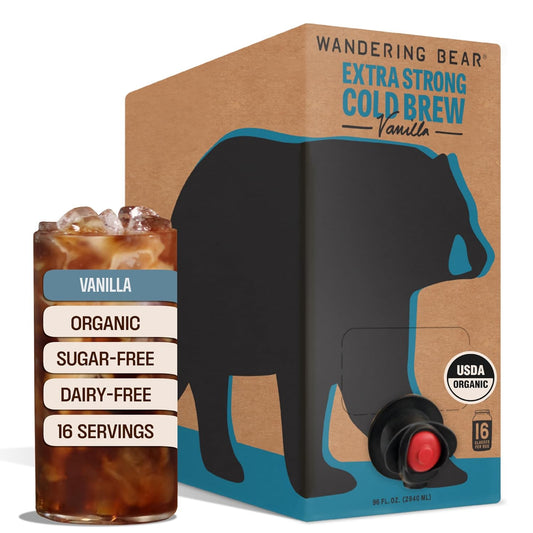 Wandering Bear Organic Vanilla Cold Brew On Tap - 96 fl oz, Iced Coffee