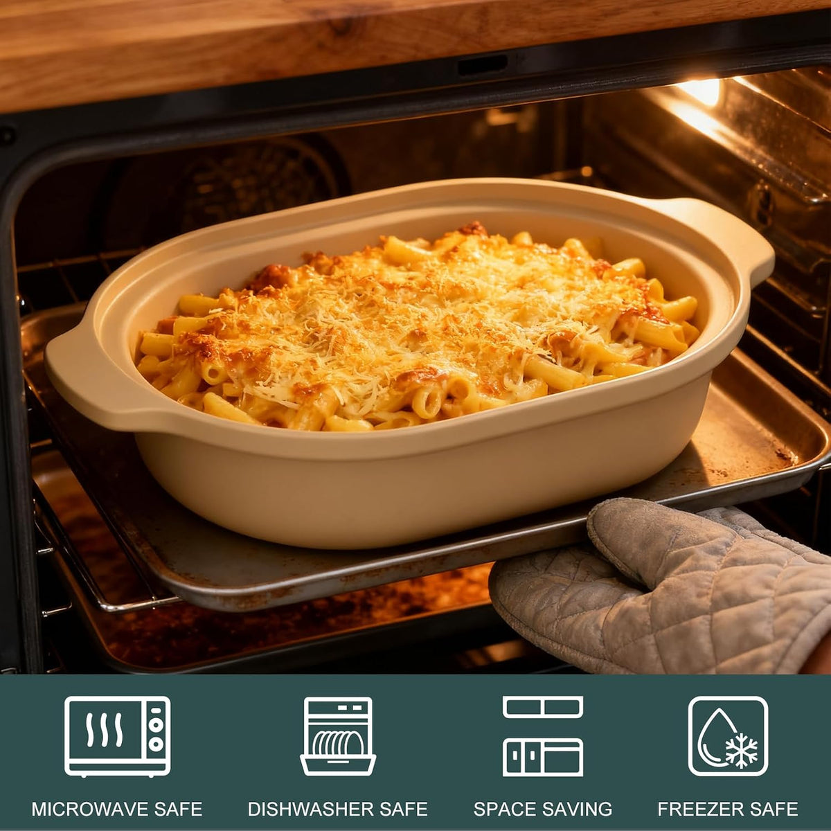 MAGNIFIQUE 4 Quart Claypot Multi-Cooker, with 8-in-1 Casserole Programmable Slow Cooker, Dutch Oven, Pasta, Nonstick Oven Safe Pot to 450°F, Brown