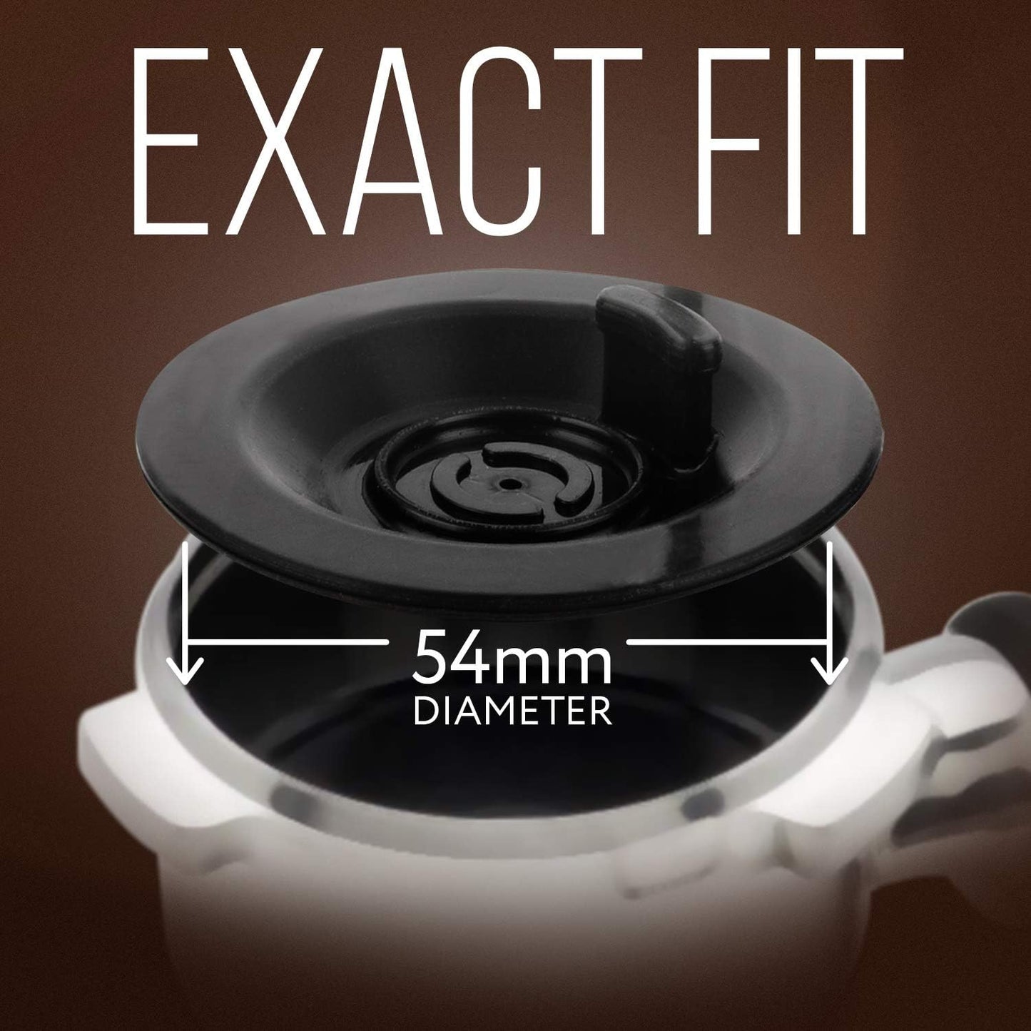 IMPRESA Backflush Cleaning Disc Pack of 2, 54mm Compatible with Breville Duo-Temp Pro &amp; Barista Series - Espresso Machine Accessories Kit - Use with Cleaning Tablets &amp; Espresso Machine Cleaner