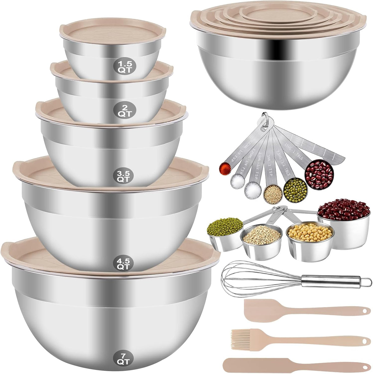 WEPSEN Mixing Bowls Set