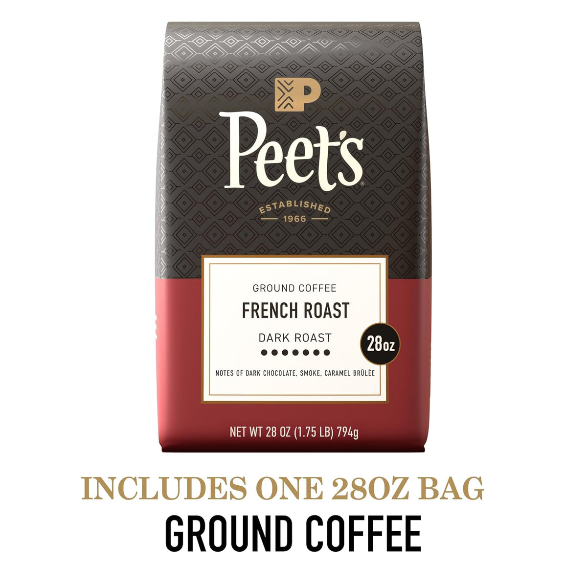 Peet's Coffee Ground Coffee Dark Roast