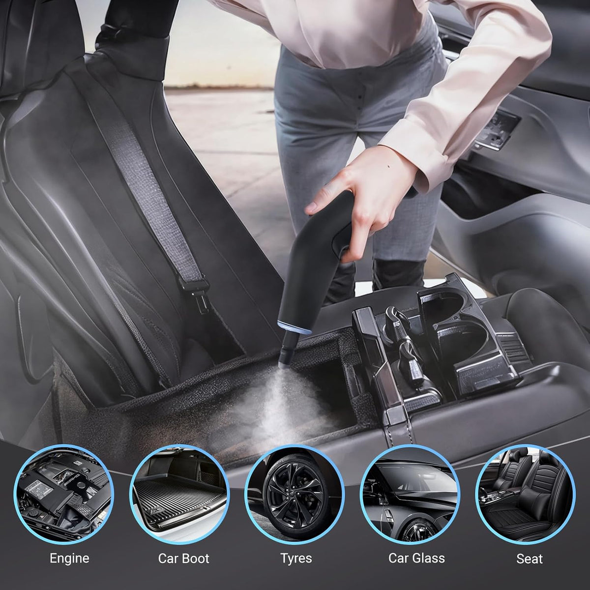 Heapsion Steam Cleaner