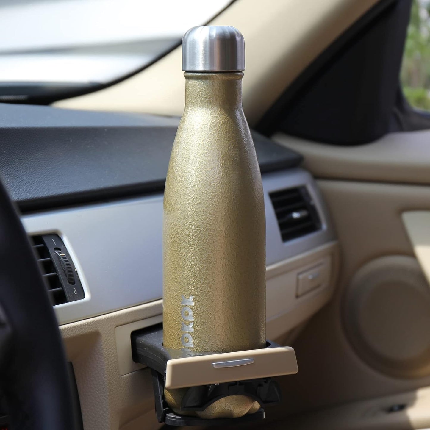 Bjpkpk Stainless Steel Water Bottle 17Oz Double Wall Vacuum Insulated Bottle,Magnetite Turquoise